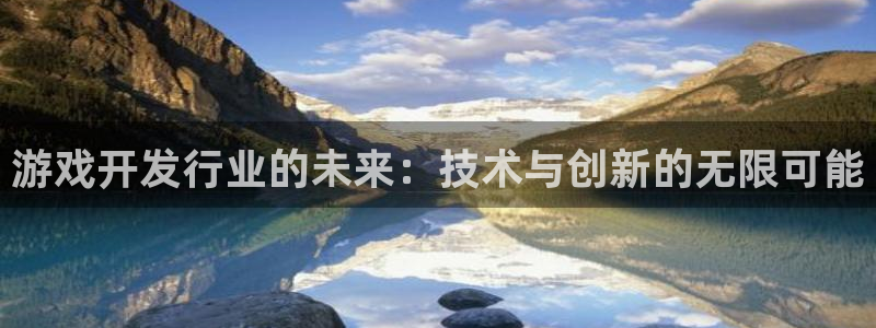 db电竞官网注册地址在哪里：游戏开发行业的未来：技术与创新的无限可能